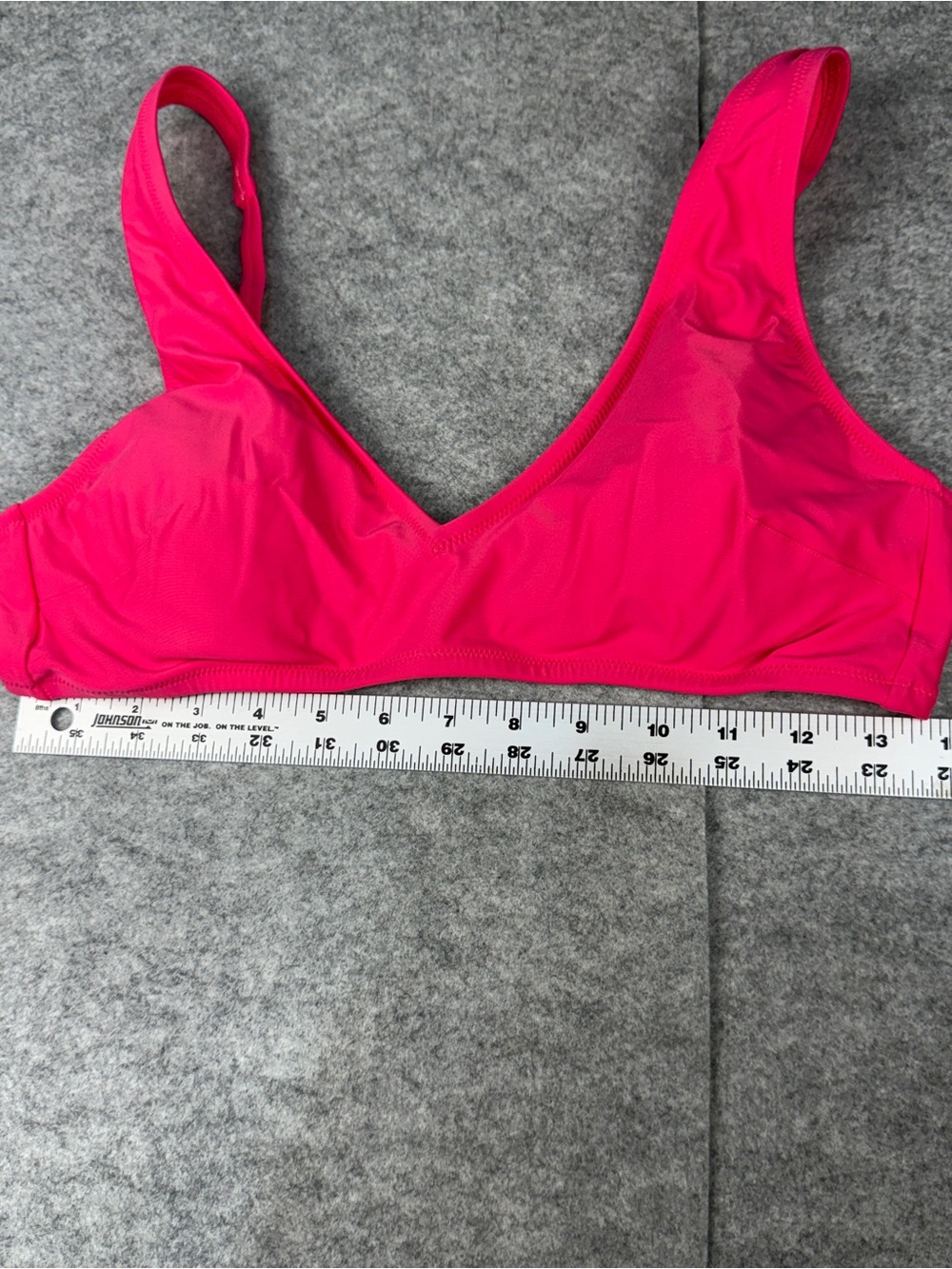 Aerie Scoop Bikini Top L | Hot Pink Vacation Swim m - Picture 2 of 5